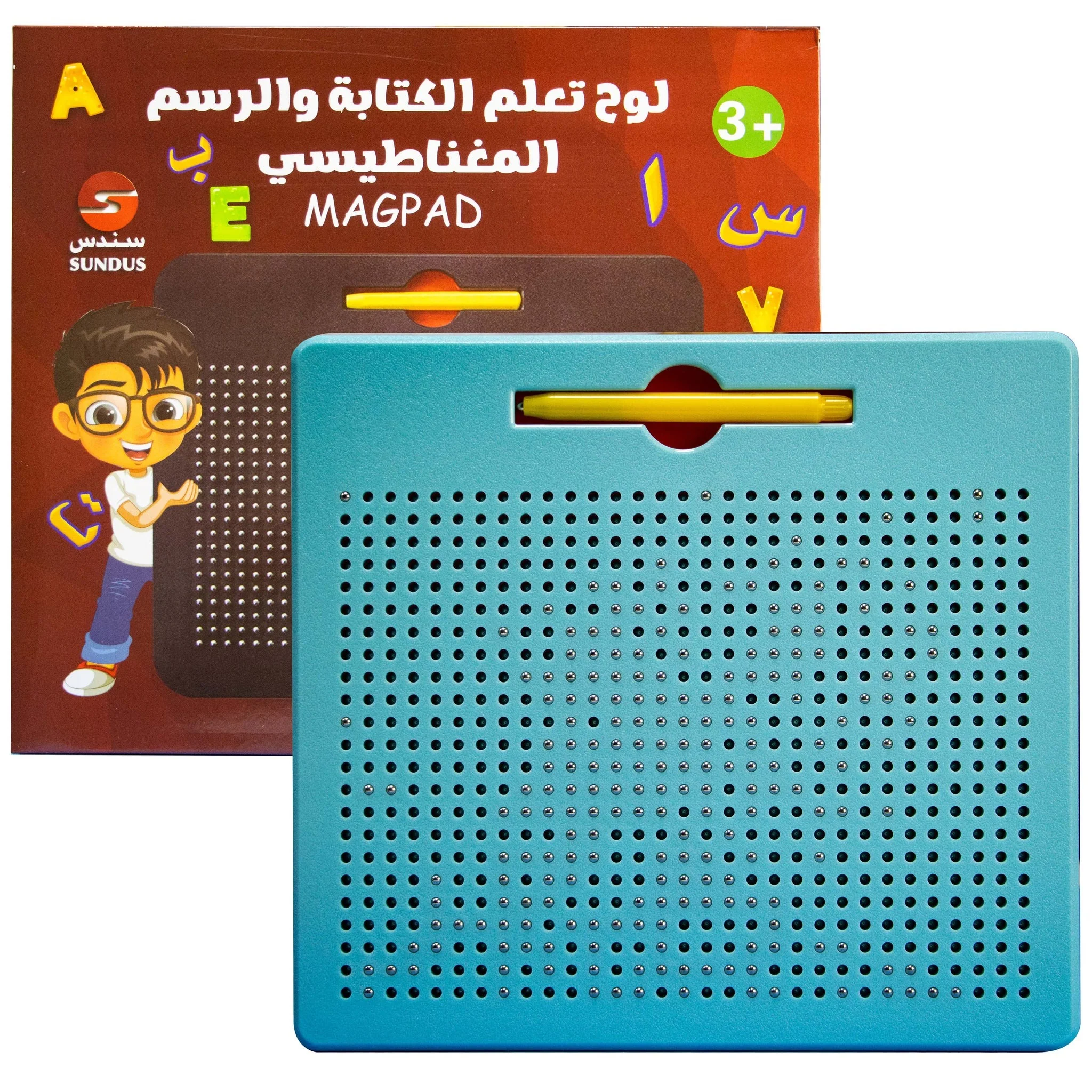 لوح تعلم الرسم و الكتابة المغناطيسي مع قلم - Image 2