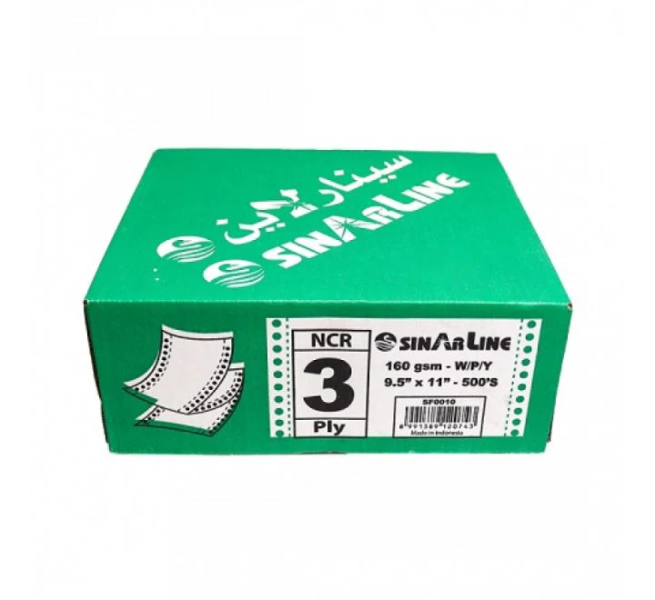 ورق سينارلين SF0010 للقوائم، 9.5×11 سم، 3 طبقات، أبيض/وردي/أصفر