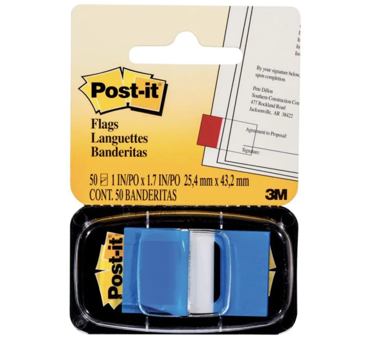 3M 680 2 ملصق - أزرق 1 بوصة × 1.7 بوصة، 50 ورقة - Image 4