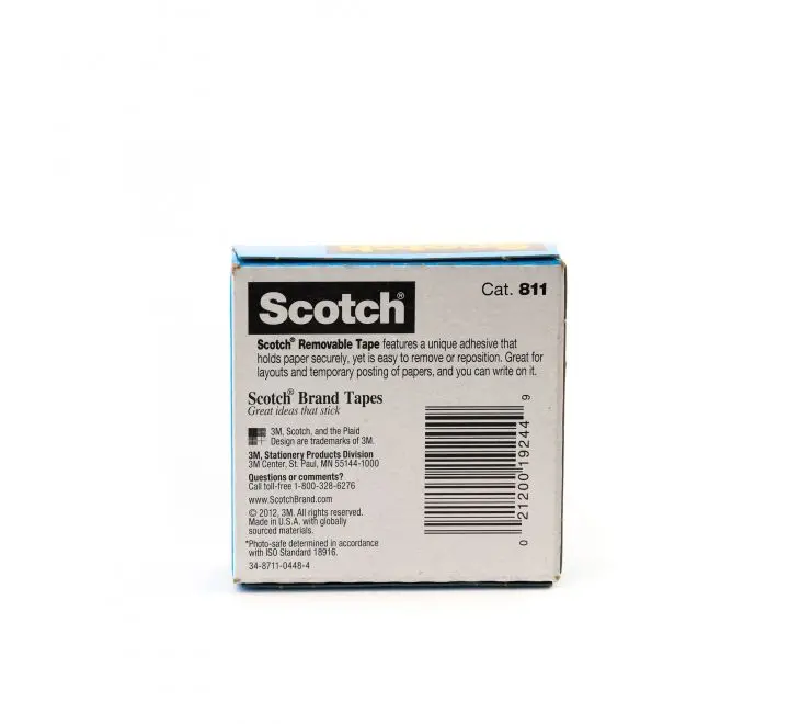 شريط 3M 811 ماجيك قابل للاستخدام 3/4 × 36 ياردة - Image 2