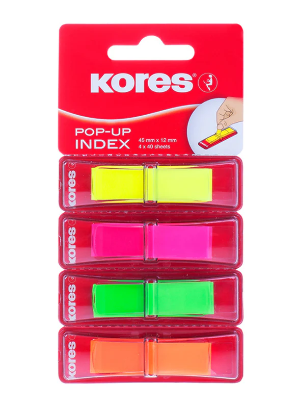 علامات تبويب فهرس فيلم منبثق من Kores، 4 × 40 ورقة - Image 2