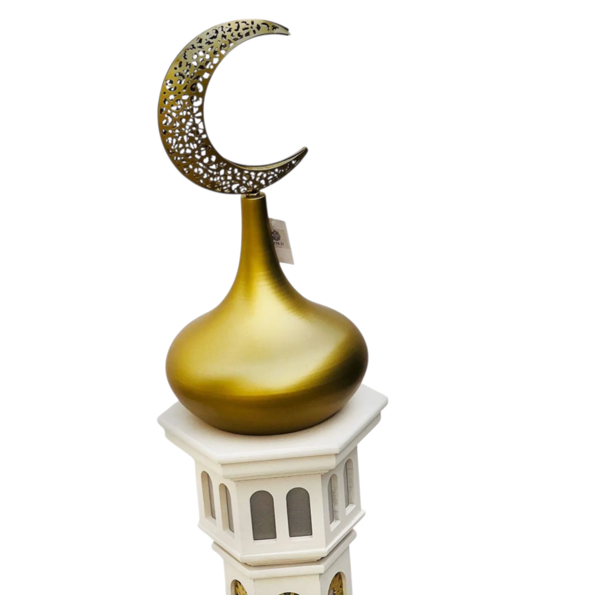 زينة رمضان - نموذج مئذنة ثلاثي الأبعاد فاخر مع إضاءة - Image 3