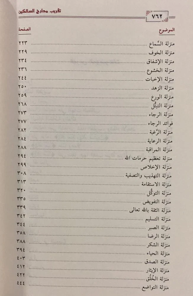 تقريب مدارج السالكين لابن القيم - Image 4