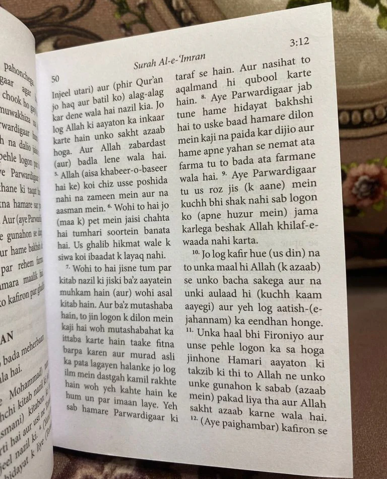 القرآن الكريم باللغة الأردية الرومانية (بدون نص عربي) - حجم الجيب - Image 6