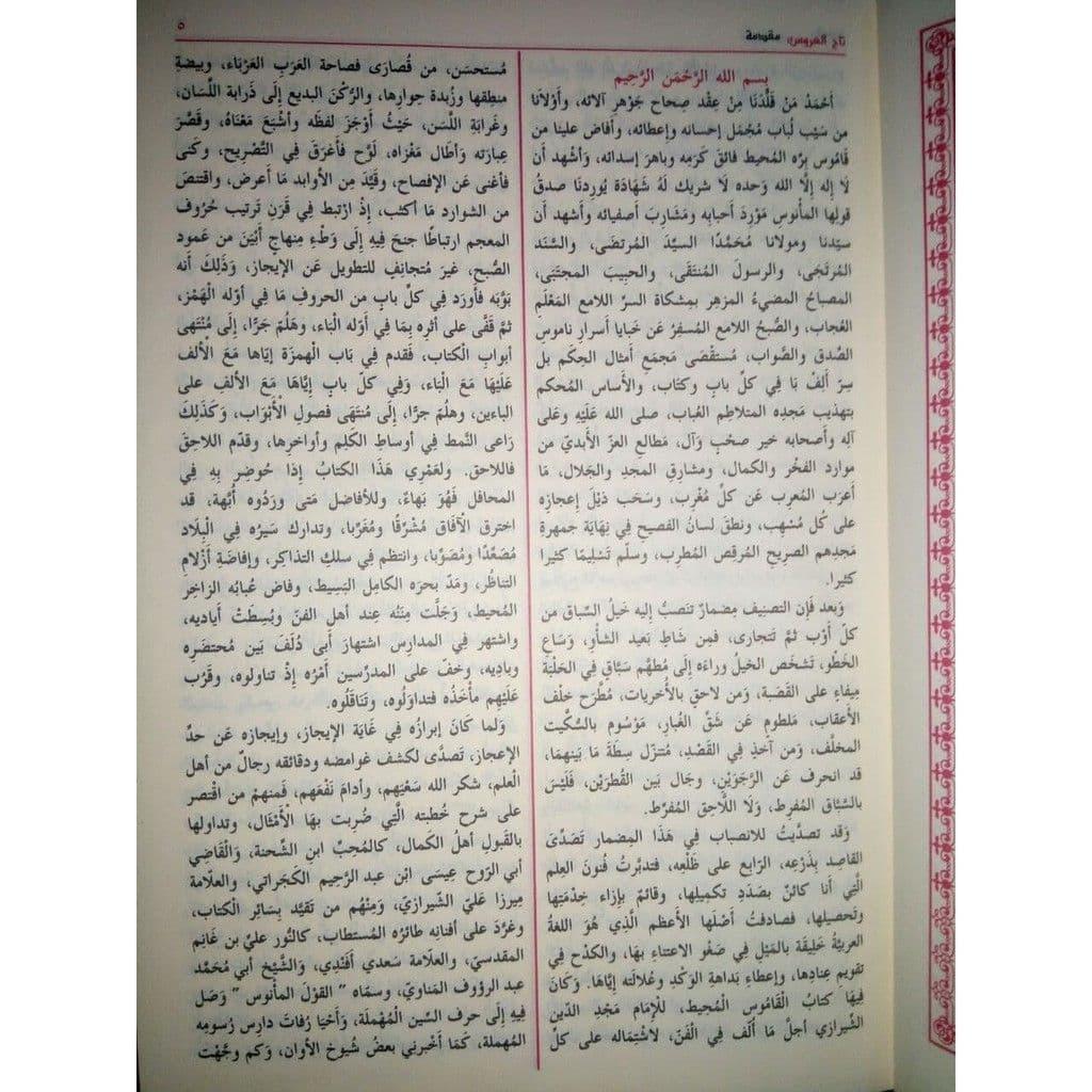 تاج العروس من جواهر القاموس 10 مجلدات . - Image 3