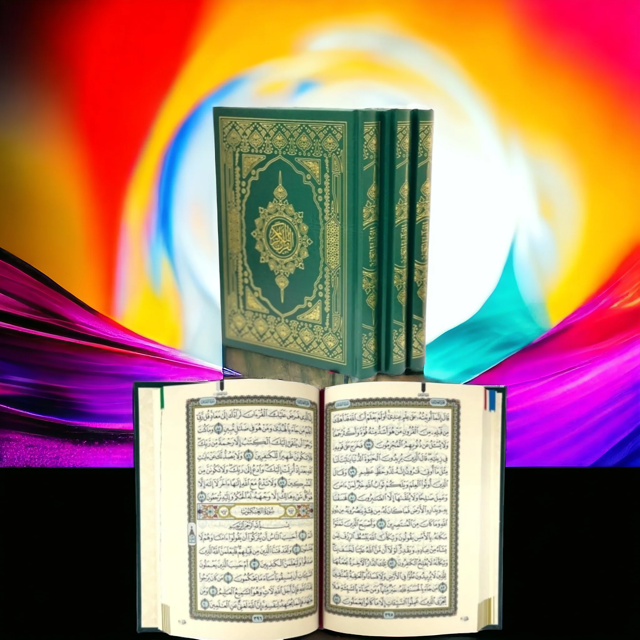 كرتون عدد 22 مصحف للتوزيع الخيري مقاس جوامعي 25×35 سم - Image 3