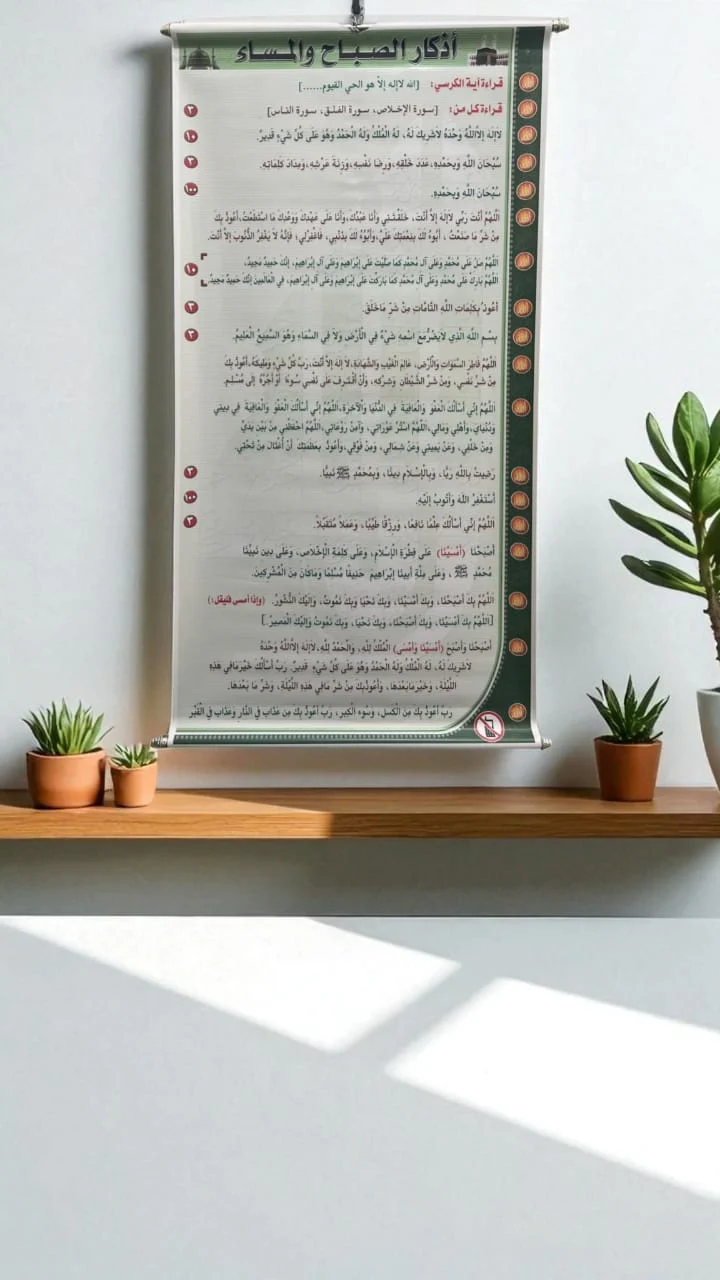 بوستر اذكار الصباح والمساء - Image 2