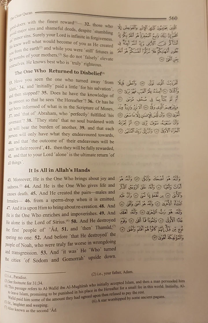 القرآن الكريم الواضح ترجمة موضوعية باللغة الإنجليزية 17*24 سم - Image 2