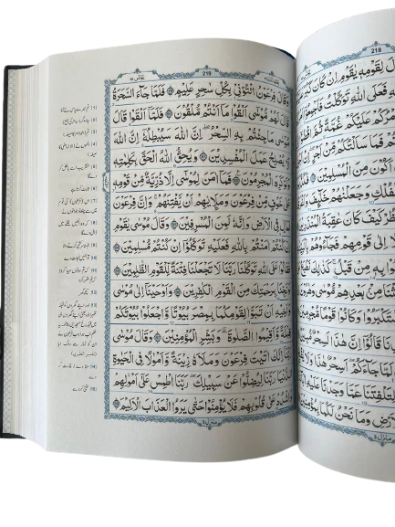 مصحف تفسير معاني اوردو بالخط الهندي مقاس 17*24 سم - Image 2