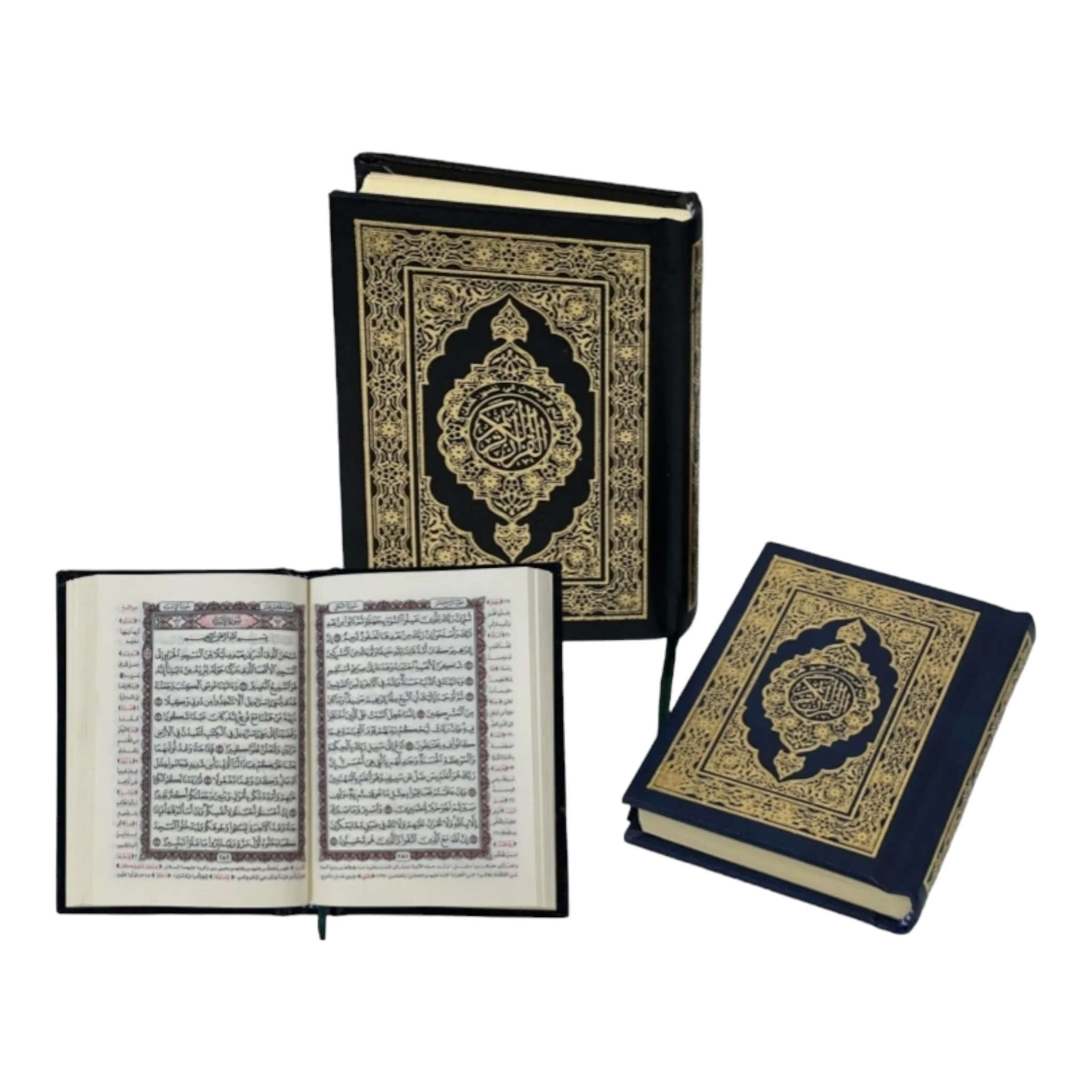 عدد 50 نسخة مصحف القرآن الكريم مقاس 08 * 12 سم مع تفسير الكلمات - Image 2