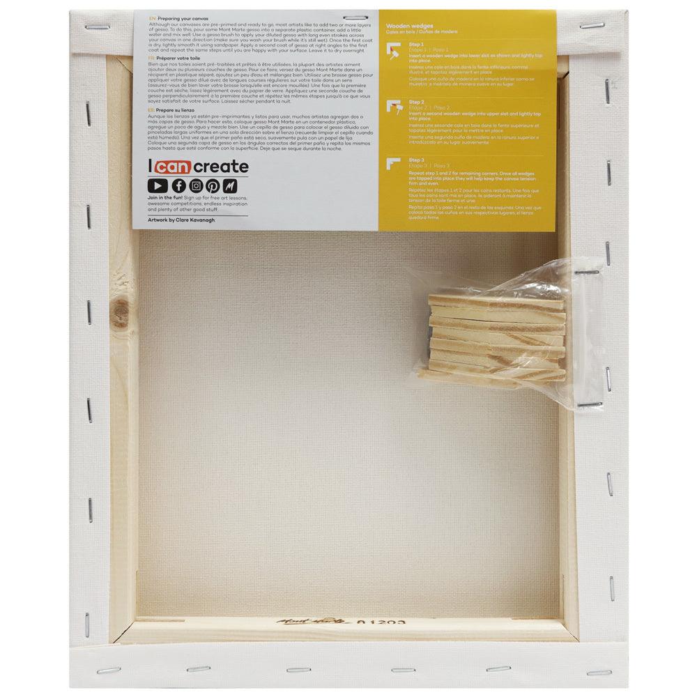 لوحة قماشية مزدوجة السمكة بتوقيع مونت مارتي، مقاس 10 × 12 بوصة - 25.4 × 30.5 سم - 25125303 - Image 2