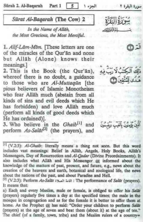 القرآن الكريم - عربي - إنجليزي - غلاف مقوى - حجم متوسط ١٧ × ١٣ سم - Image 3