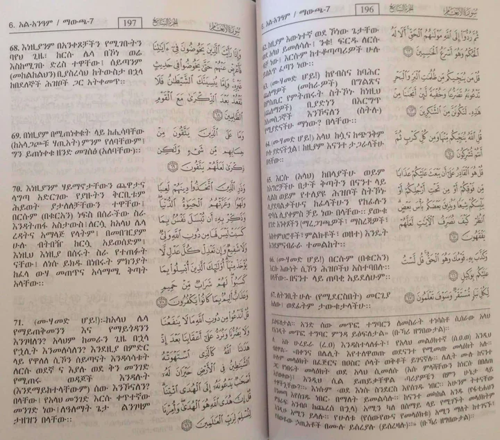 تفسير معاني القران الكريم باللغة الامهرية - Image 2